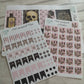 Gothic Planner Kit | Steampunk Daily Diary | Pink Vintage Weekly Stickers