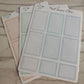 Pastel Functional Planner Boxes | Planning Sticker | Daily Diary Planner Set