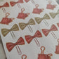 Christmas Red Gold Icons | Paper Clip Functional Planning Stickers | Daily Diary Planner Stationery
