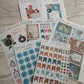 Alice in Wonderland Red & Blue Kit | Weekly Planning Sticker | Daily Diary Planner Set