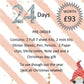 Planner Advent Calendar | Sticker Stationery | 12 or 24 days | Happy Planner Christmas