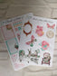 Alice in Wonderland Blush Pink Kit | Weekly Planning Sticker | Daily Diary Planner Set