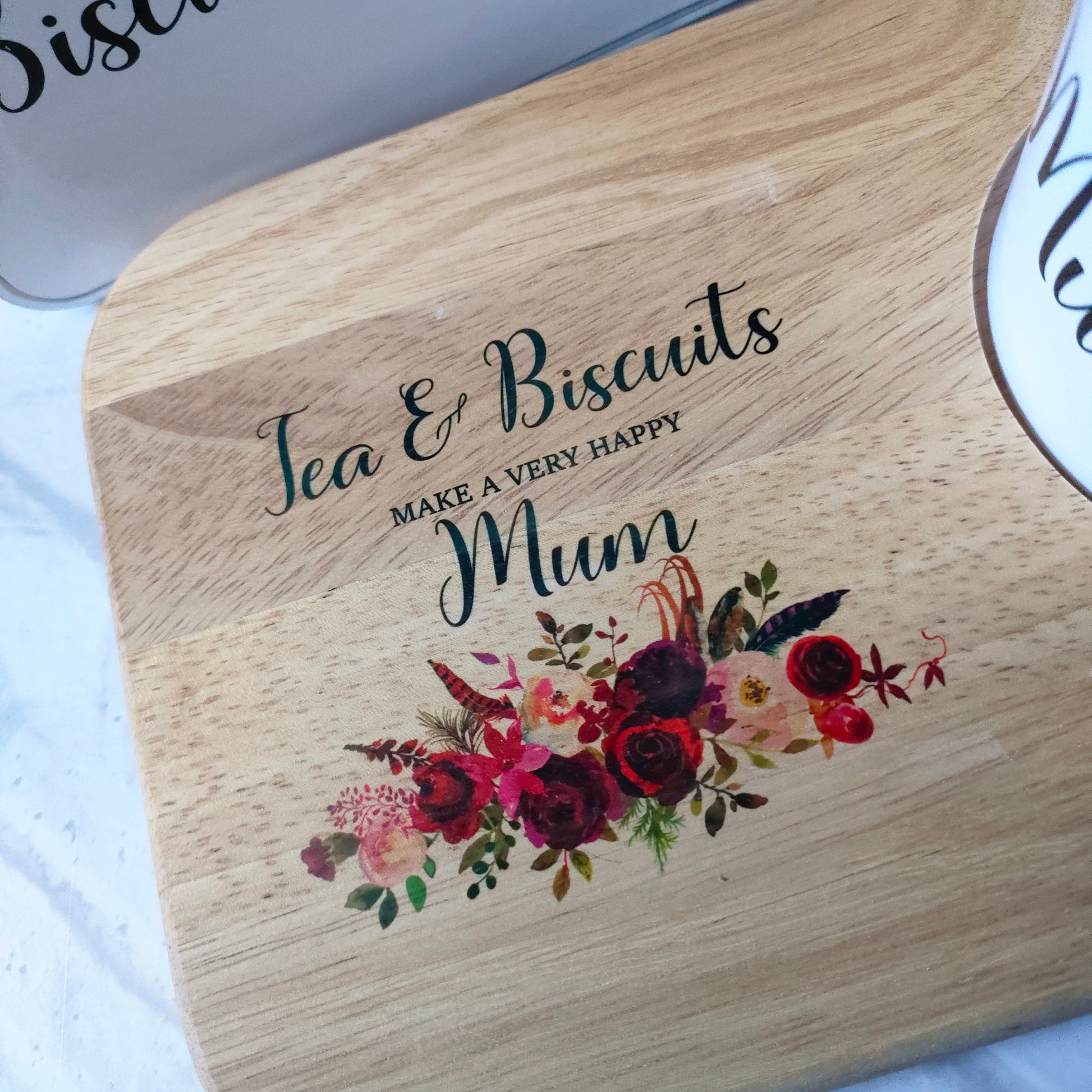 Personalised bear Tea & Biscuit Set - Bluesky's creation