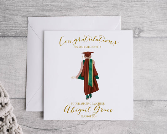 Personalised Graduation Congratulations Card - Bluesky's creation