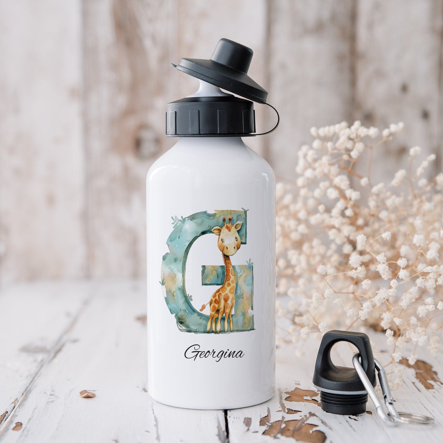 Safari Animal Childs Water Bottle - Bluesky's creation