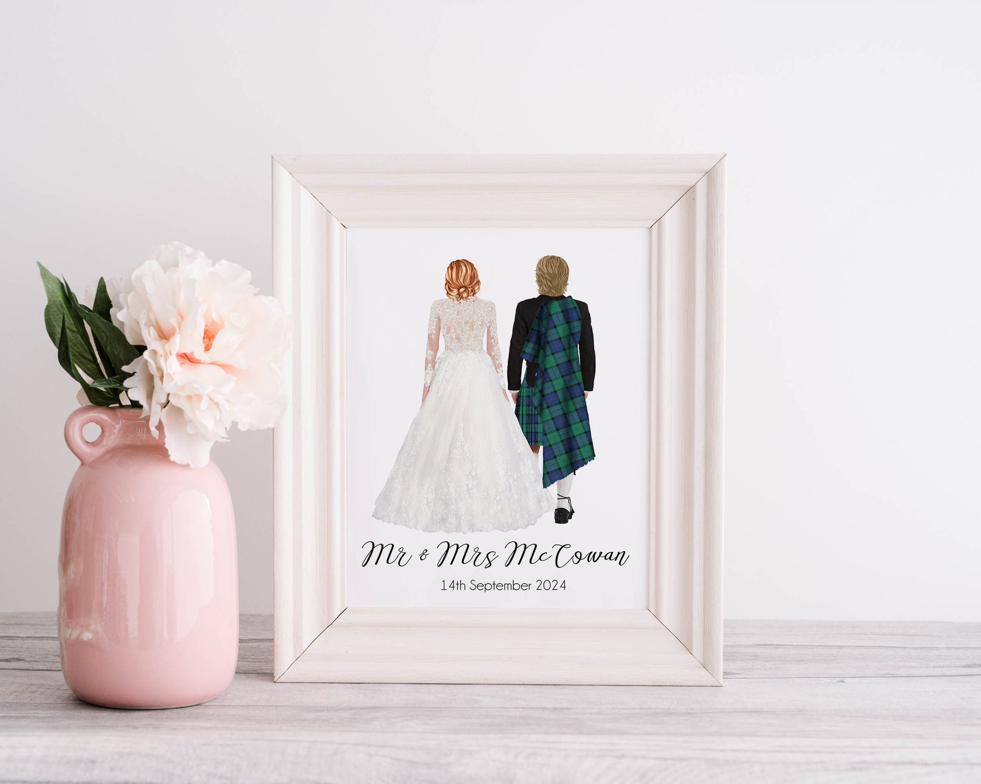 Bride & Groom Print - Bluesky's creation