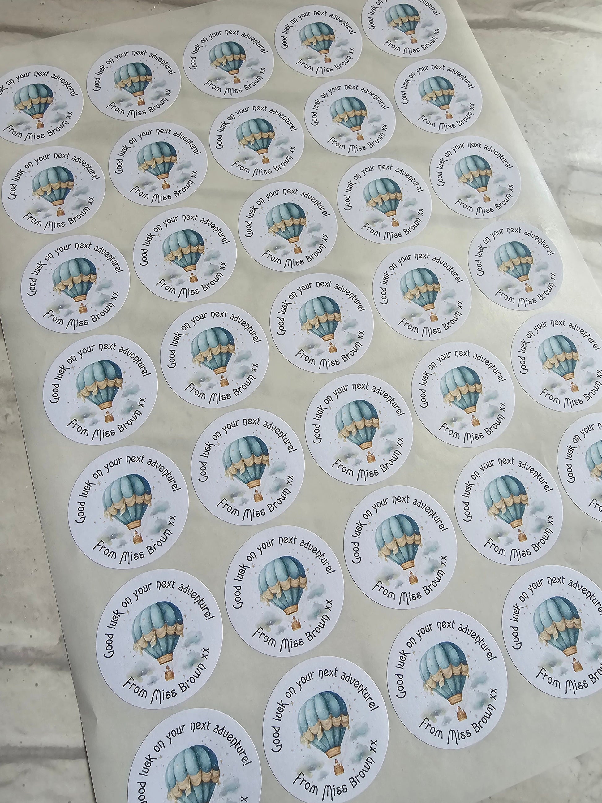 School Leavers Teacher Stickers - Bluesky's creation