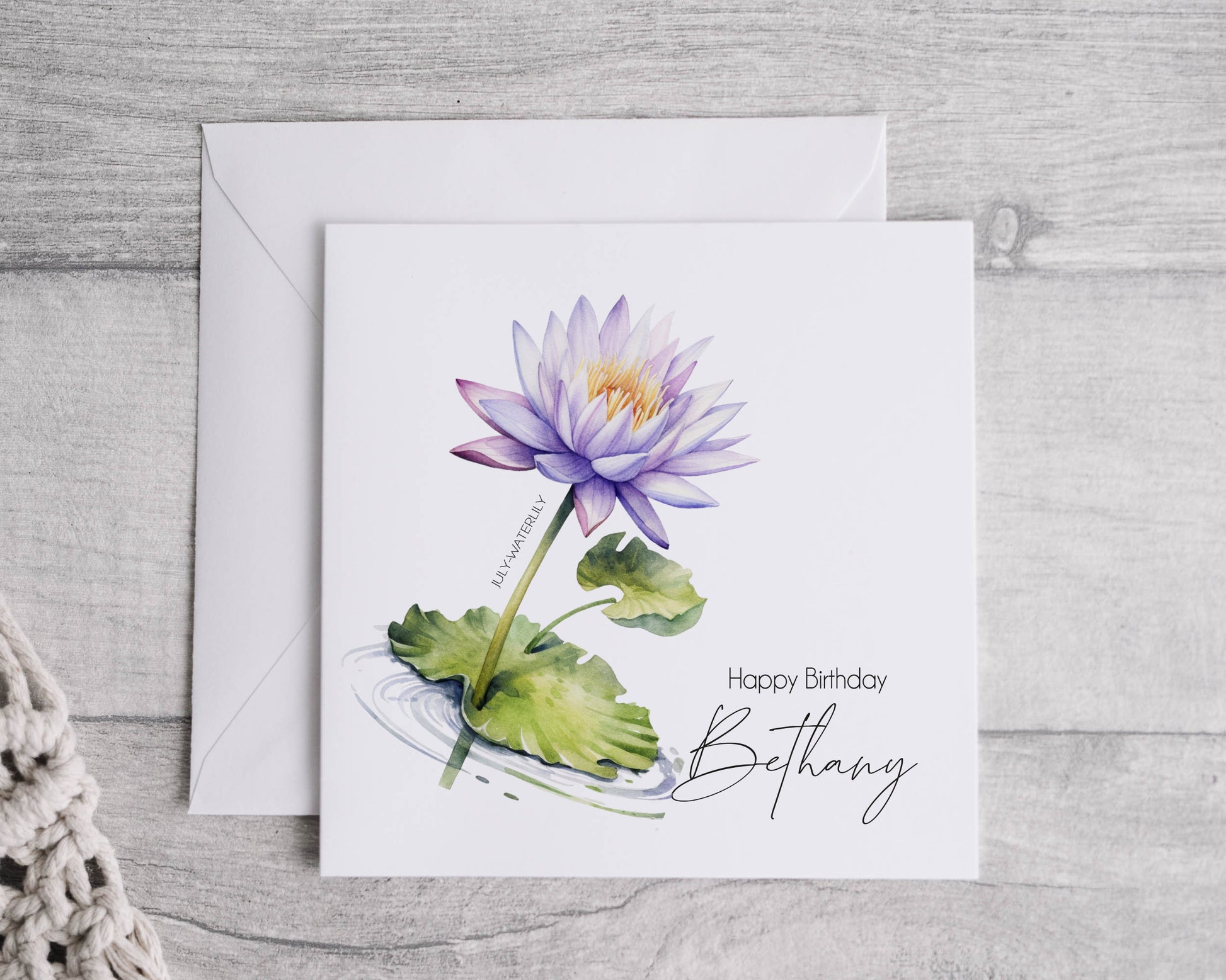 Birth Flower Birthday Card - Bluesky's creation