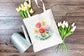 Birth Month Flower Tote Bag - Bluesky's creation