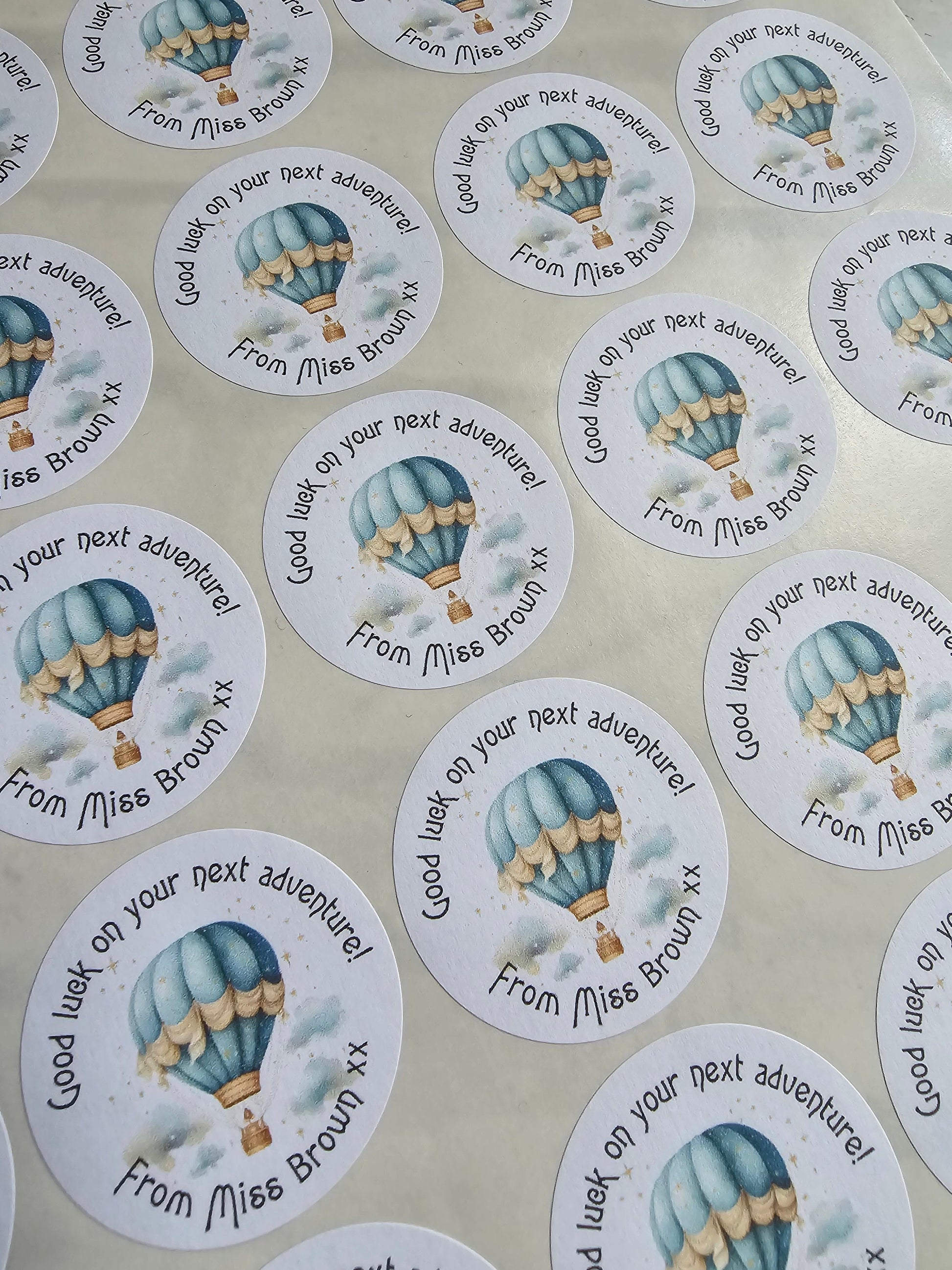 School Leavers Teacher Stickers - Bluesky's creation