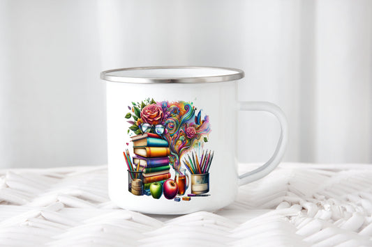 Teacher Enamel Gift Mug - Bluesky's creation