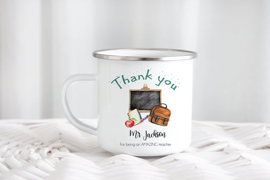 Amazing Teacher Enamel Mug - Bluesky's creation