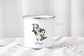 Cute Animal Initial Enamel Mug - Bluesky's creation