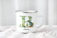 Dinosaur Initial Enamel Mug - Bluesky's creation