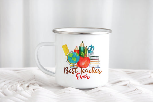 Best Teacher Enamel Mug - Bluesky's creation