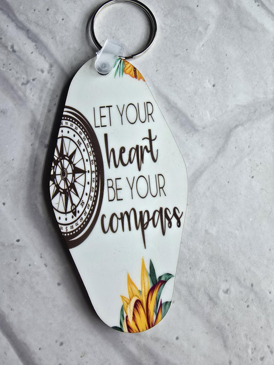 Compass Motel Keyring