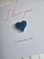 Wife Valentines Card | Girlfriend Card | I love you | Glitter Boyfriend Card | Husband Card