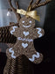 Gingerbread Personalised Christmas Decoration | Glitter Acrylic Xmas Hanging Tree Decor | Family Bauble | Gift for Children