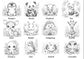 Color Your Own Animal Tote Bag | Fun Kids & Adult Activity | Craft Textile Marker Gift |Creative Party Favour