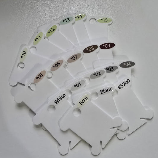 Personalised packs of DMC Thread Number and Icon Stickers