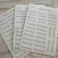 Teacher planning sticker | Diary daily | bullet planner wording set