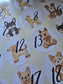 Dog Christmas Advent Stickers 3.7cm