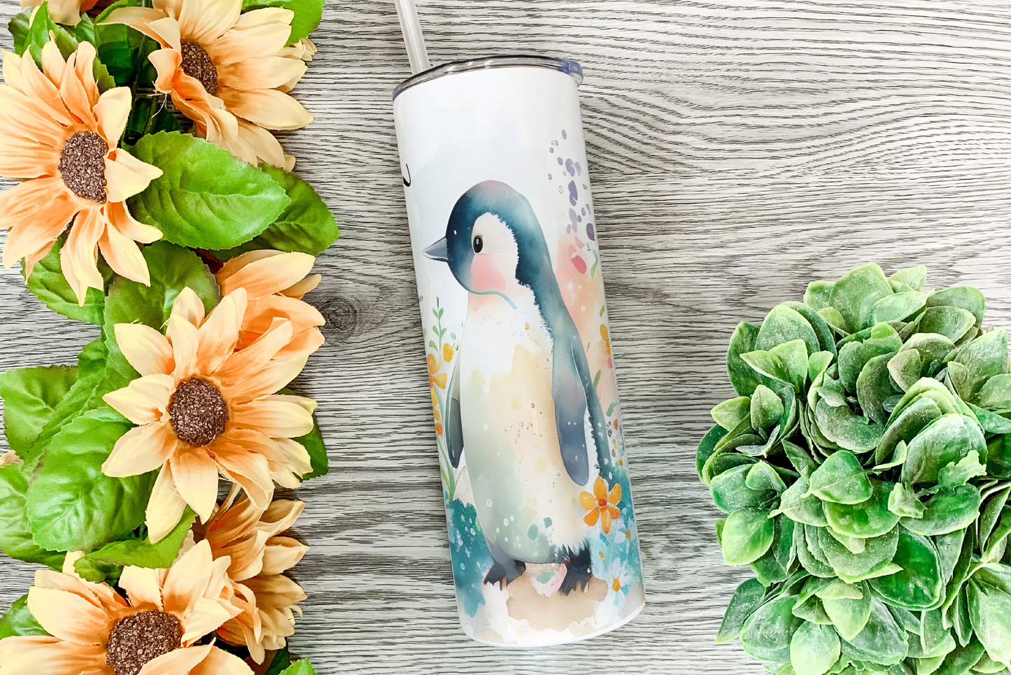 Cute Penguin Tumbler - Bluesky's creation