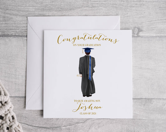 Personalised Graduation Congratulations Card - Bluesky's creation