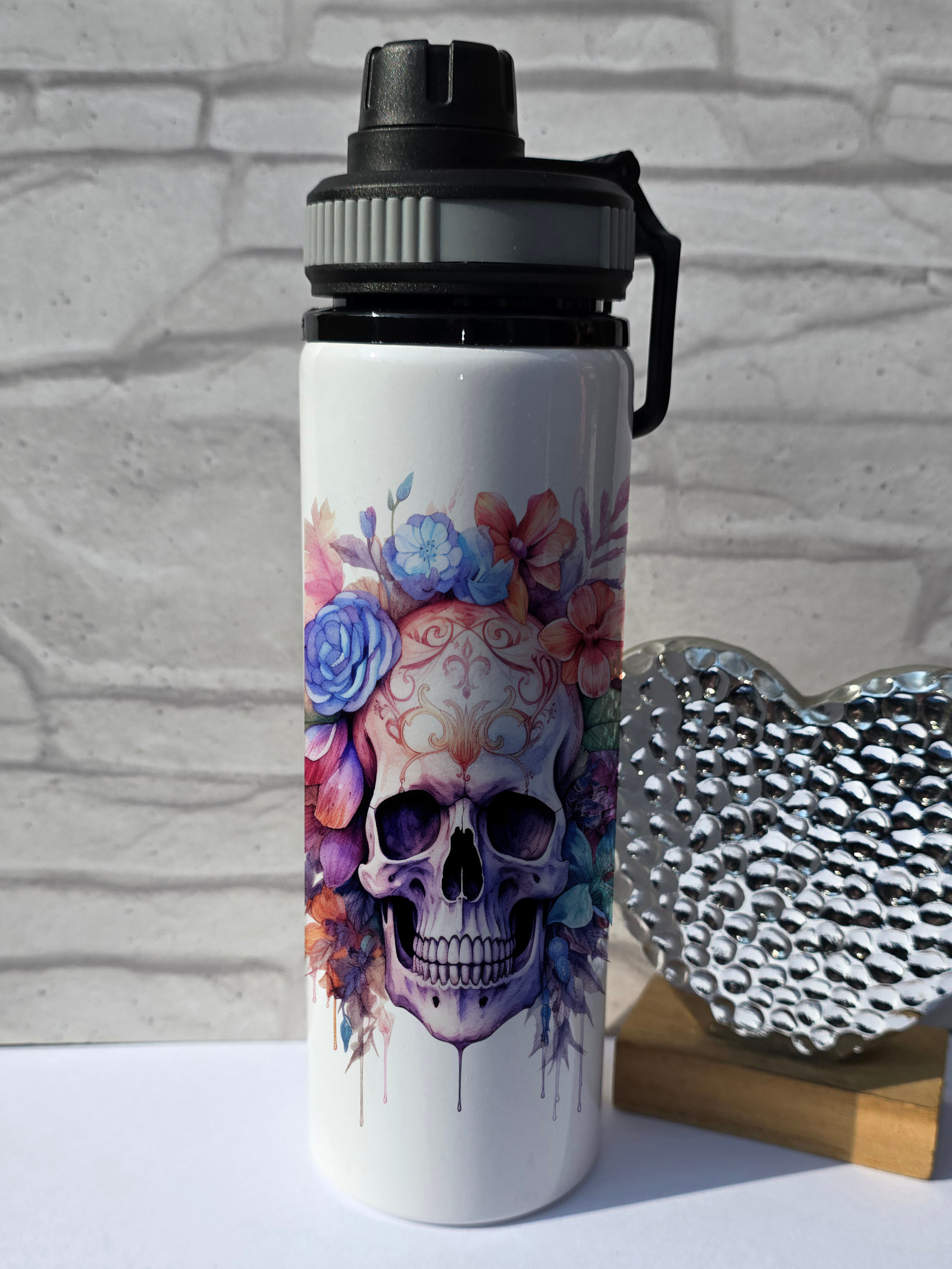 Skull Drinks Bottle - Bluesky's creation