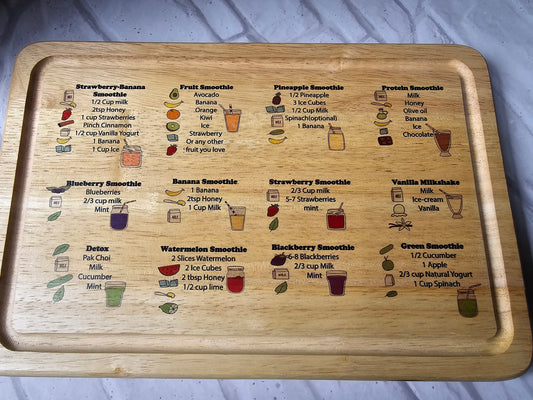 Smoothie Drink Board - Bluesky's creation