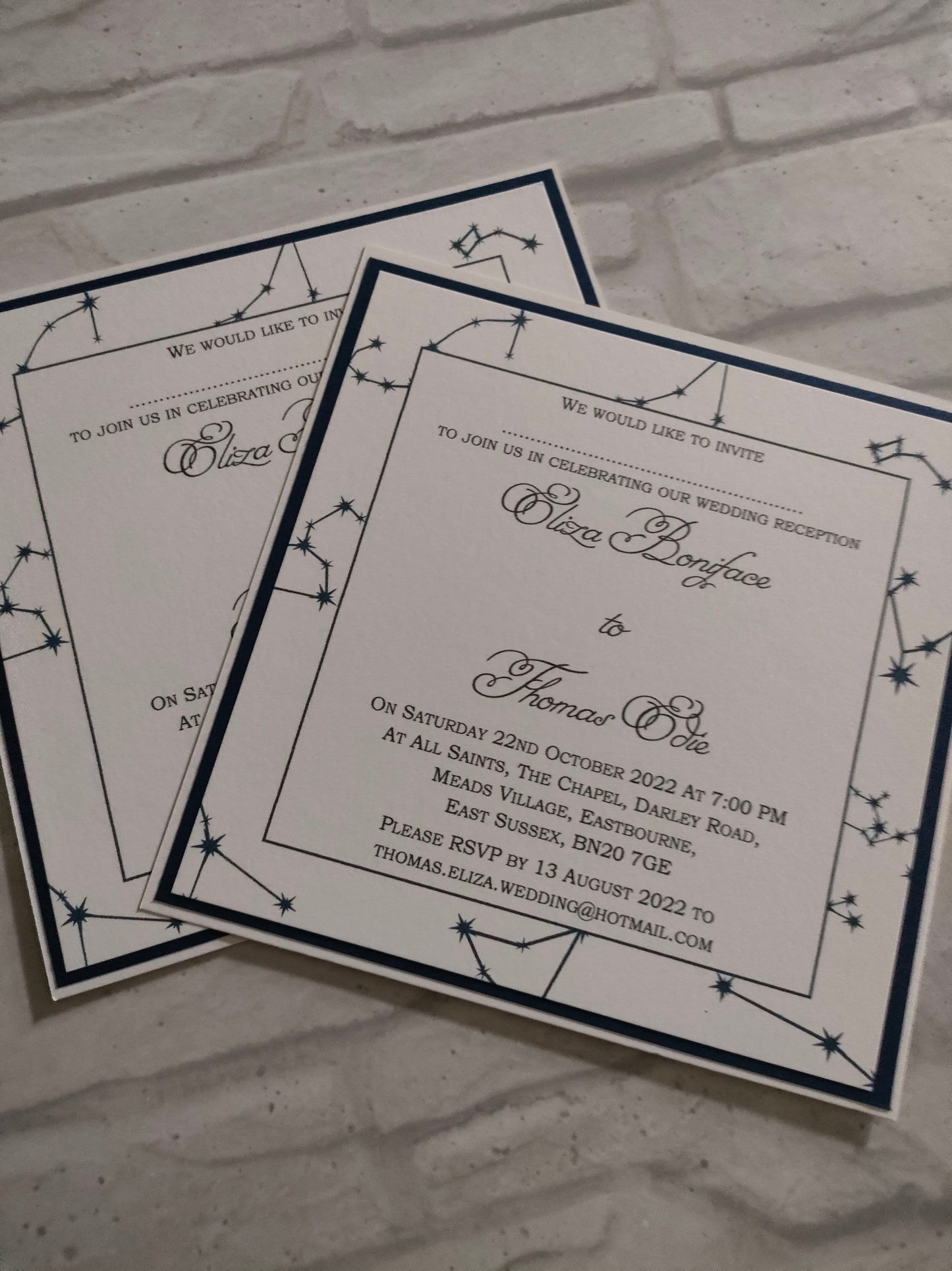 Celestial Invitations - Bluesky's creation