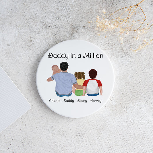 Fathers Day Daddy Coaster - Bluesky's creation