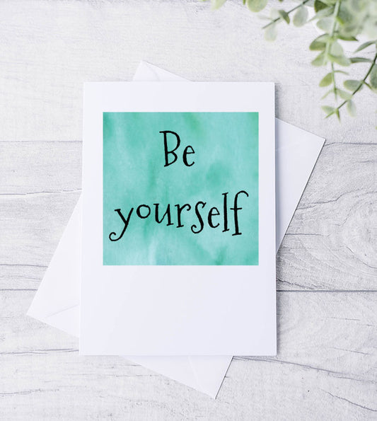 be yourself card - blueskys creation