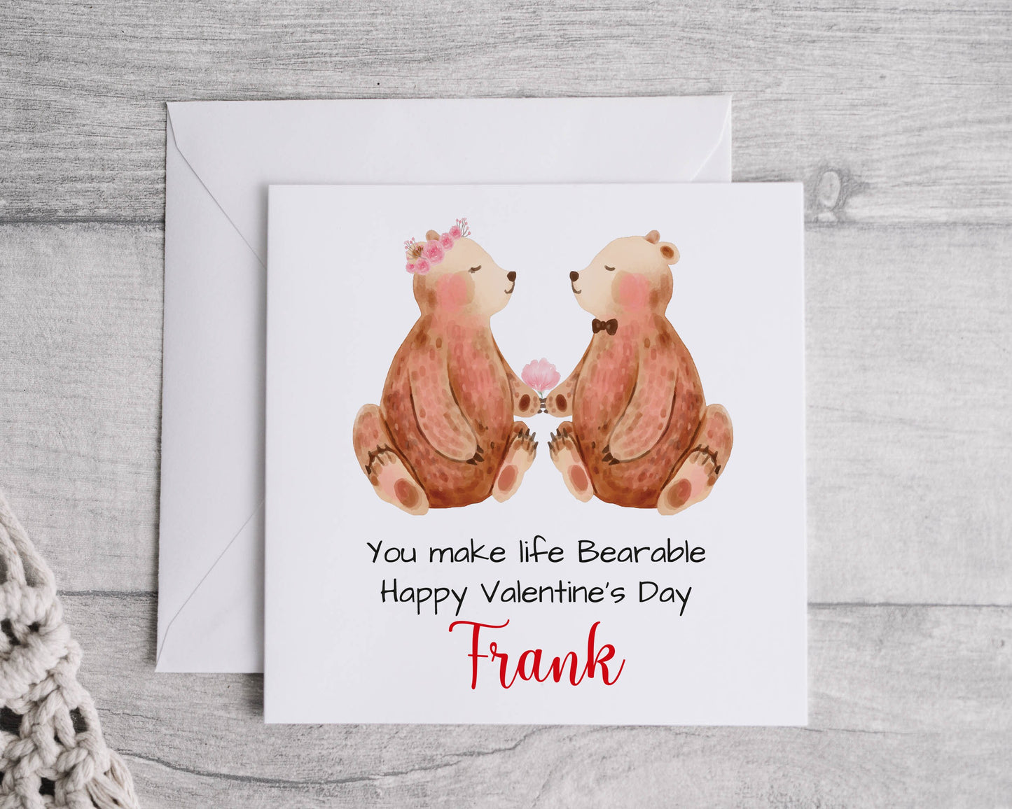 Bearable bears Valentine Card - Bluesky's creation