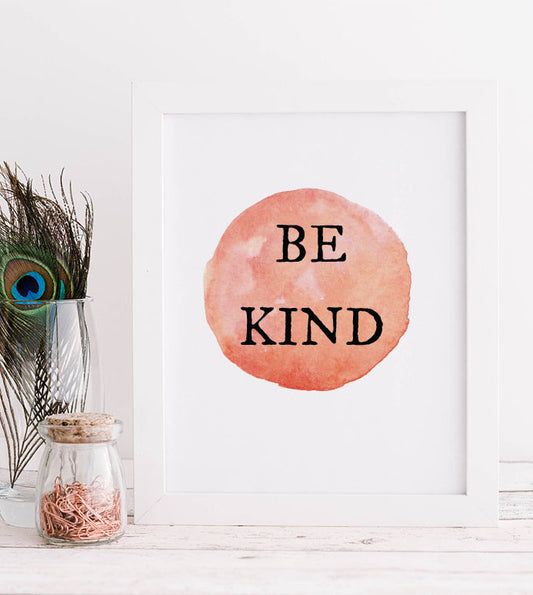 Be Kind Print - Bluesky's creation