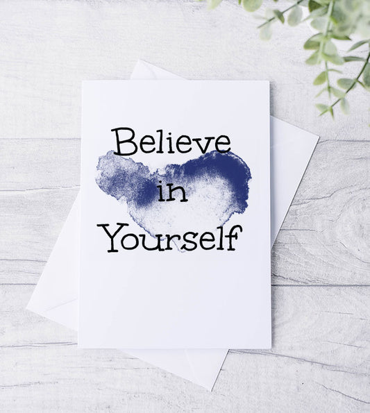 believe in yourself card - blueskys creation