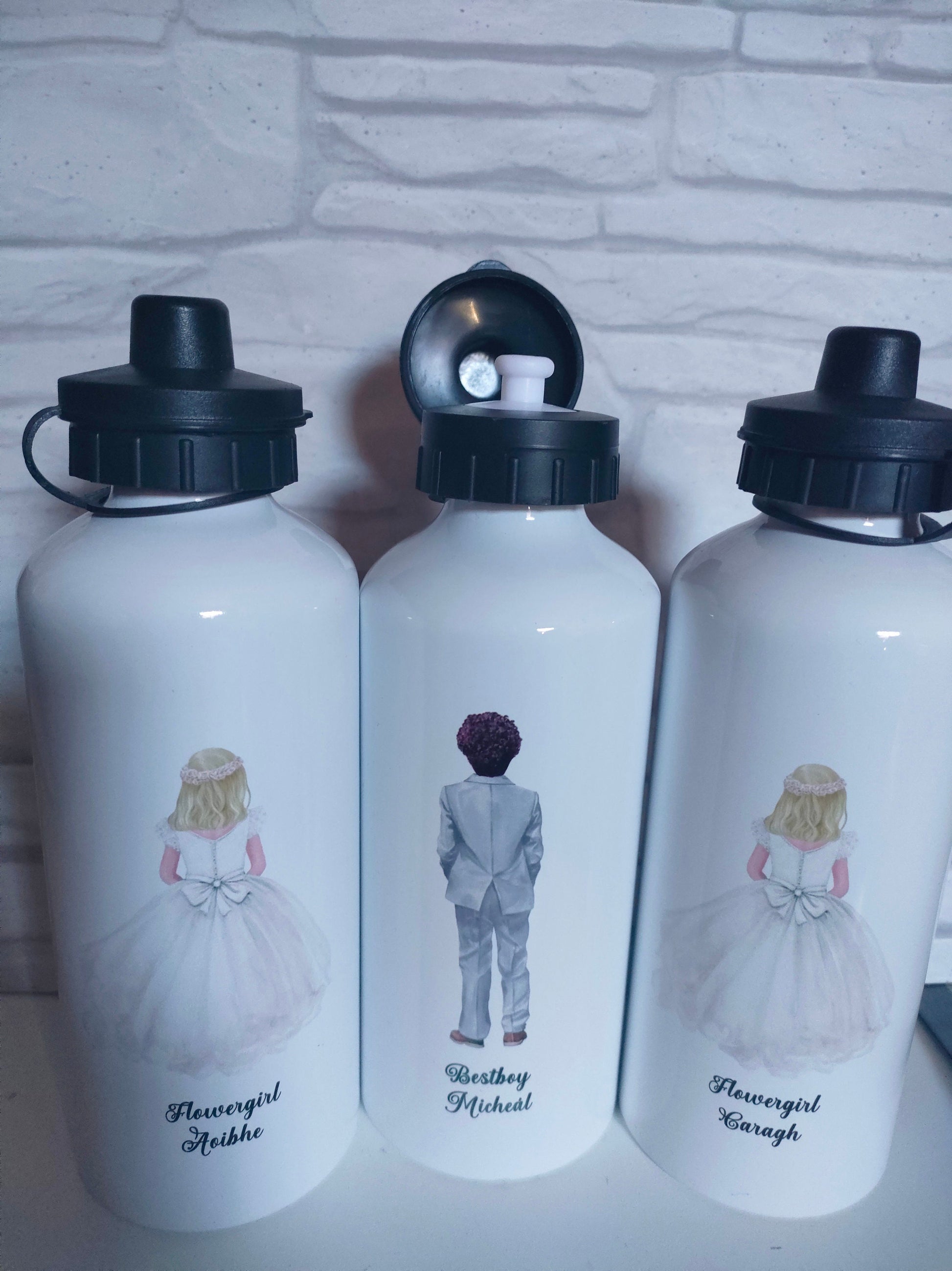 Bridesmaid Pageboy Gift Bottle - Bluesky's creation