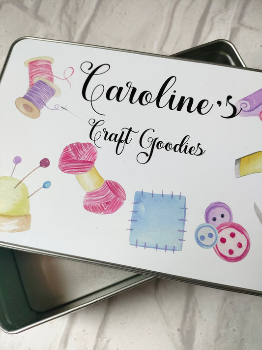 Crafting Gift Tin - Bluesky's creation