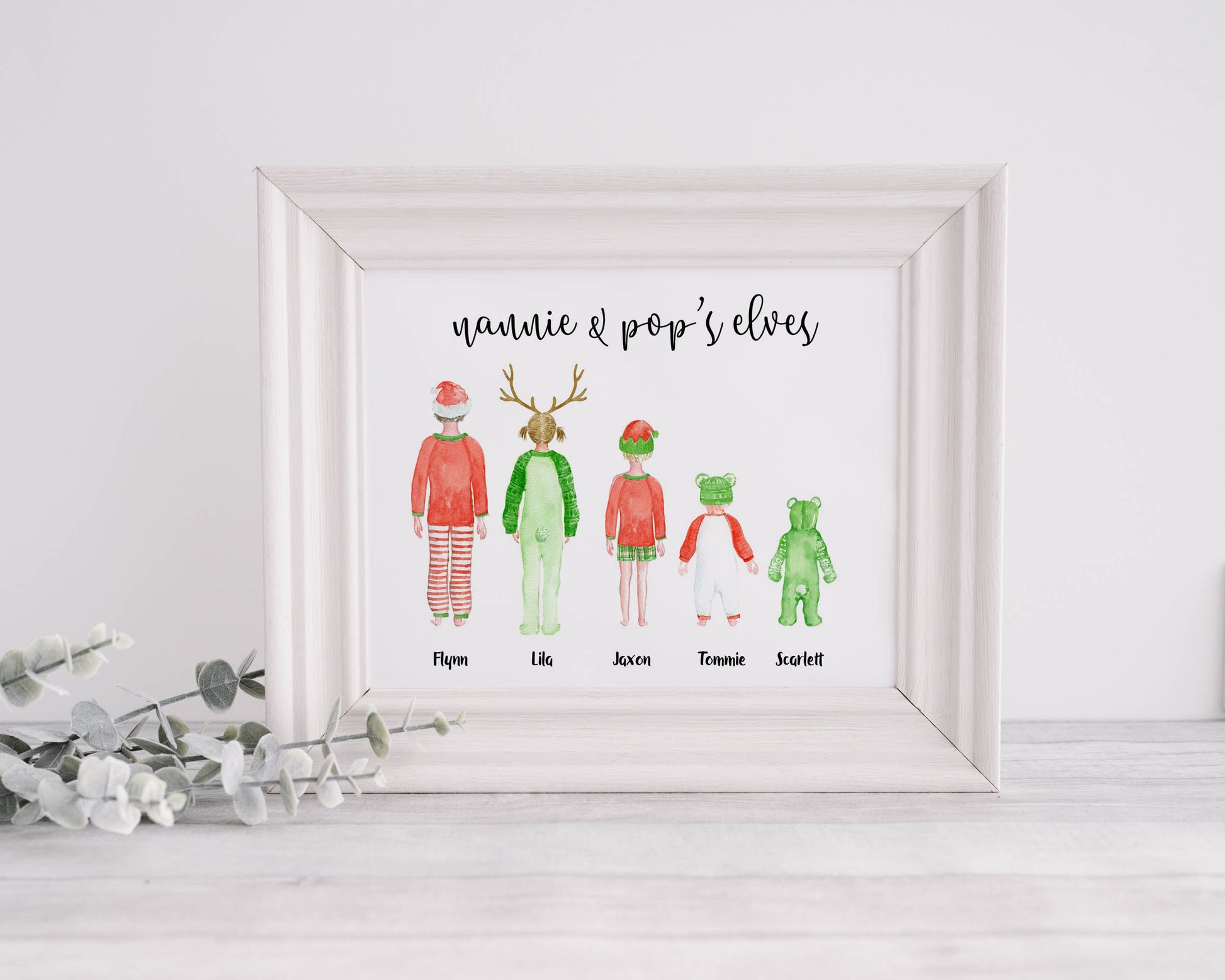 Christmas PJ's Family Print - Bluesky's creation