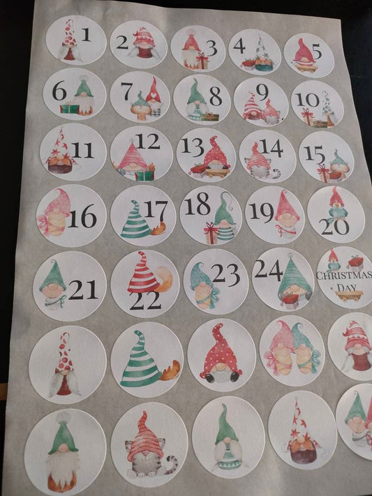 gonk advent stickers - blueskys creation