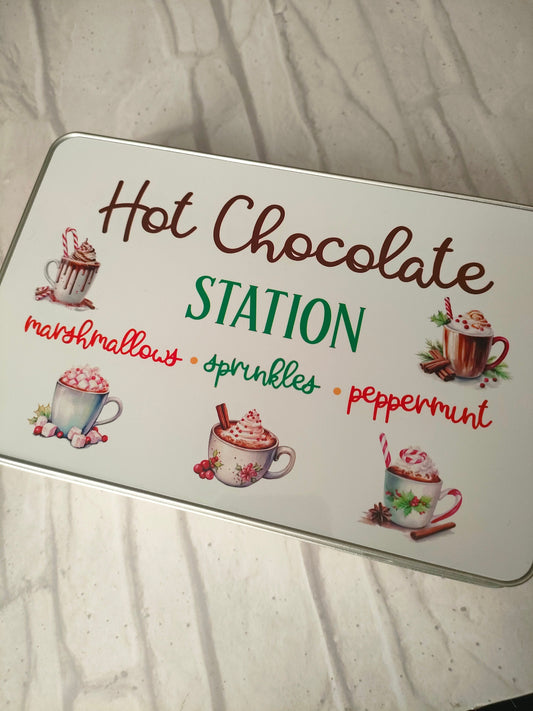 Hot chocolate tin - Bluesky's creation