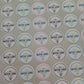 Business logo stickers 2.5cm - Bluesky's creation