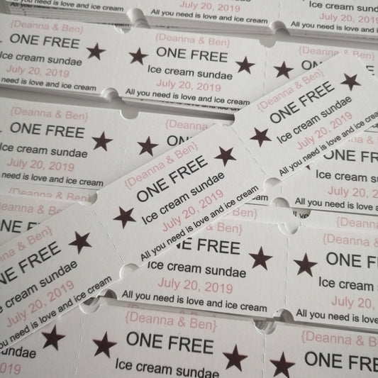 One Free Drink Tokens