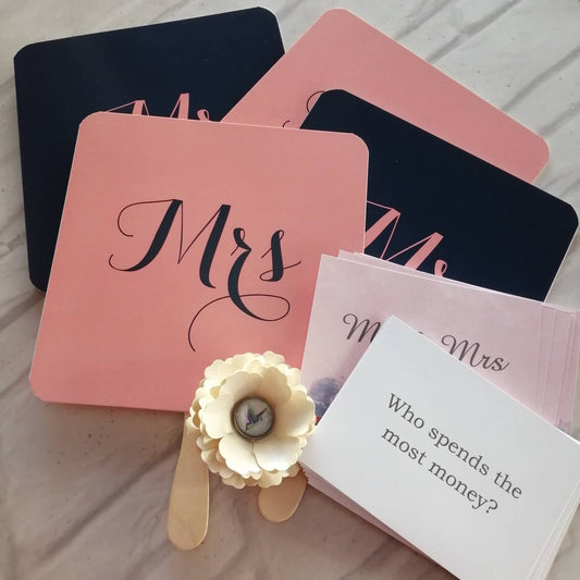 Mr and or Mrs Wedding Day Game - Bluesky's creation