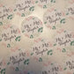 Peach green Floral stickers 3.7cm - Bluesky's creation