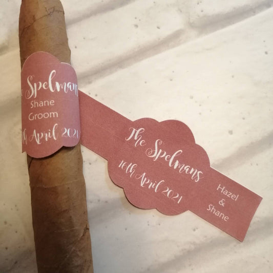 Cigar wraps groom party gifts - Bluesky's creation