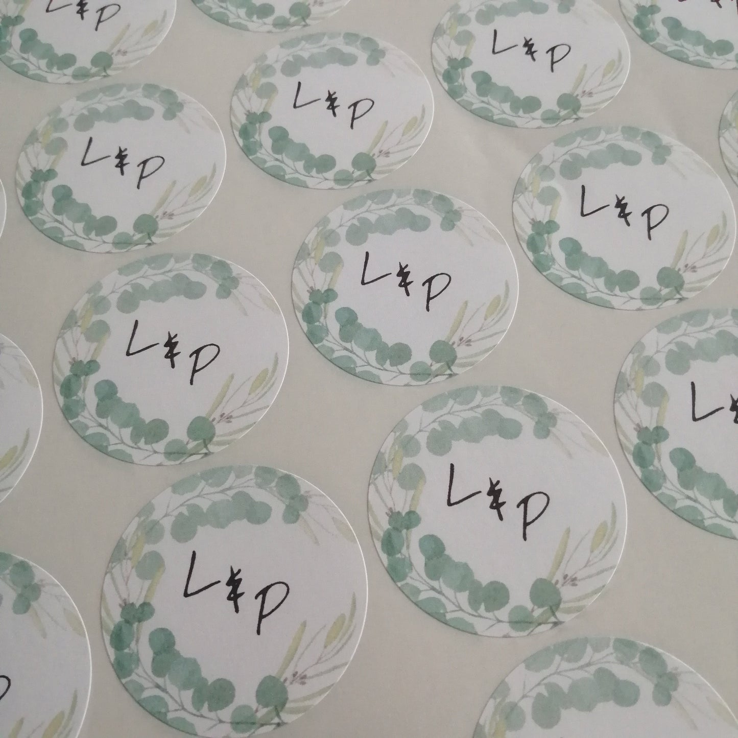 Eucalptus Foliage Stickers 3.7cm - Bluesky's creation