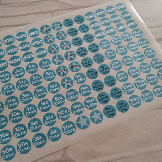 Couch to 5k Running Stickers - Bluesky's creation