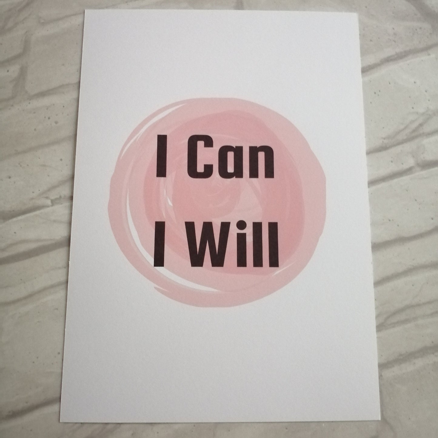 I can I will Print