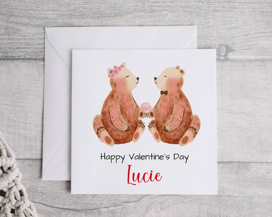 Valentine's Bear Card - Bluesky's creation